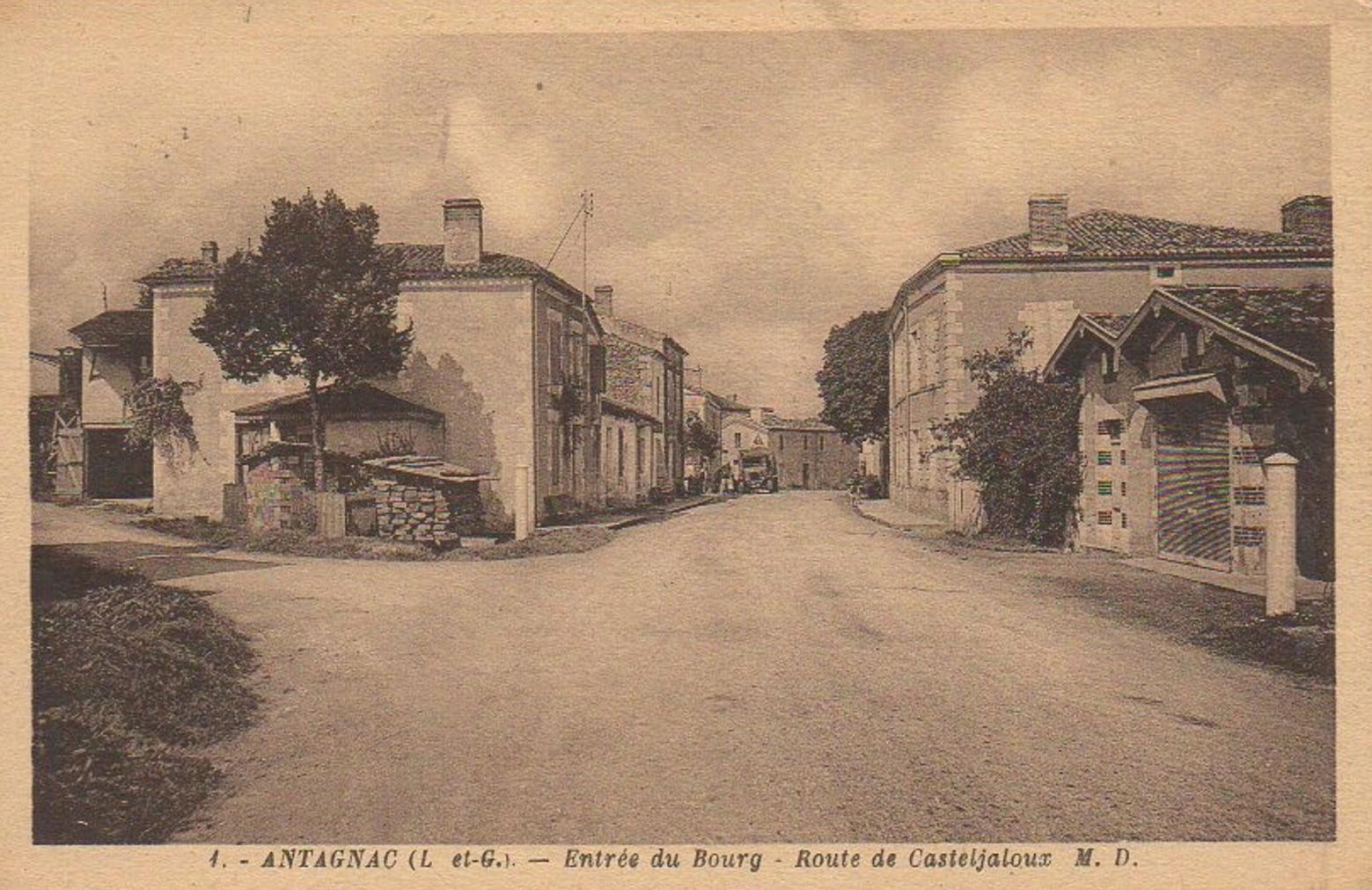 La route de Casteljaloux